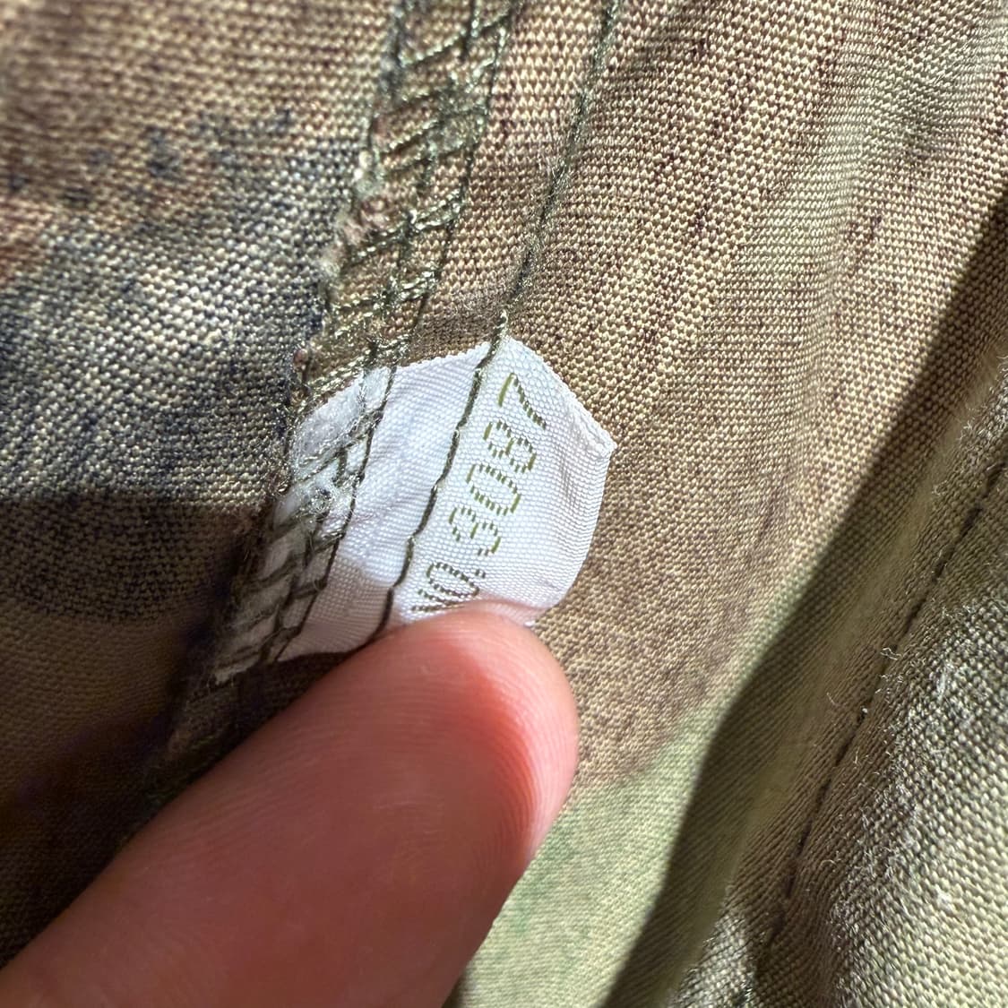 영국군 DPM 스목 컴뱃 윈드 파카 자켓 XL 상품이미지5