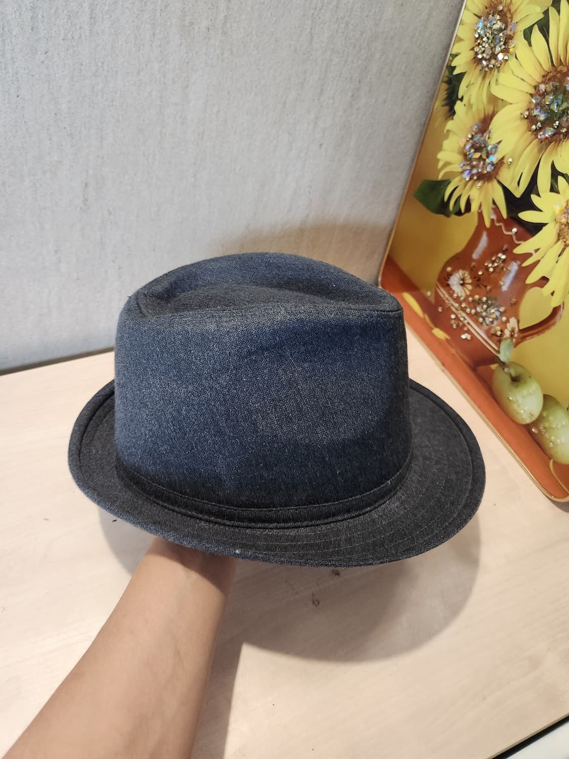 “ZARA MAN 그레이 페도라햇 🎩 감성+댄디 무드 필수템” 상품이미지2