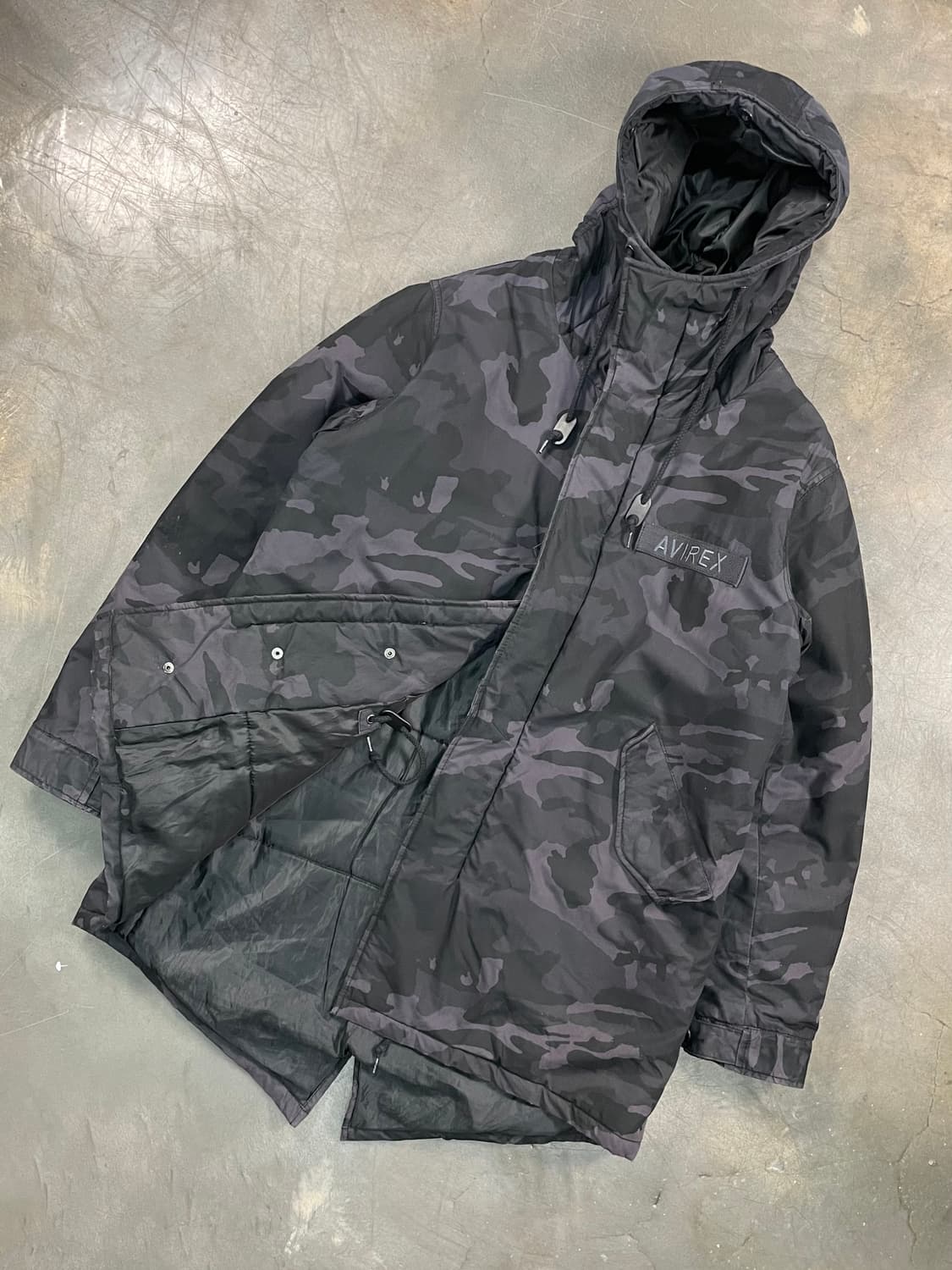 아비렉스 그레이카모 피쉬테일 파카 상품이미지2