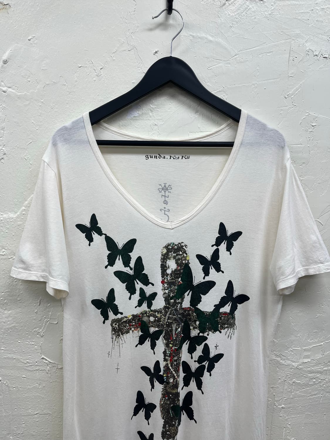 Kmrii x gunda 00s archive cross t shirts 상품이미지3