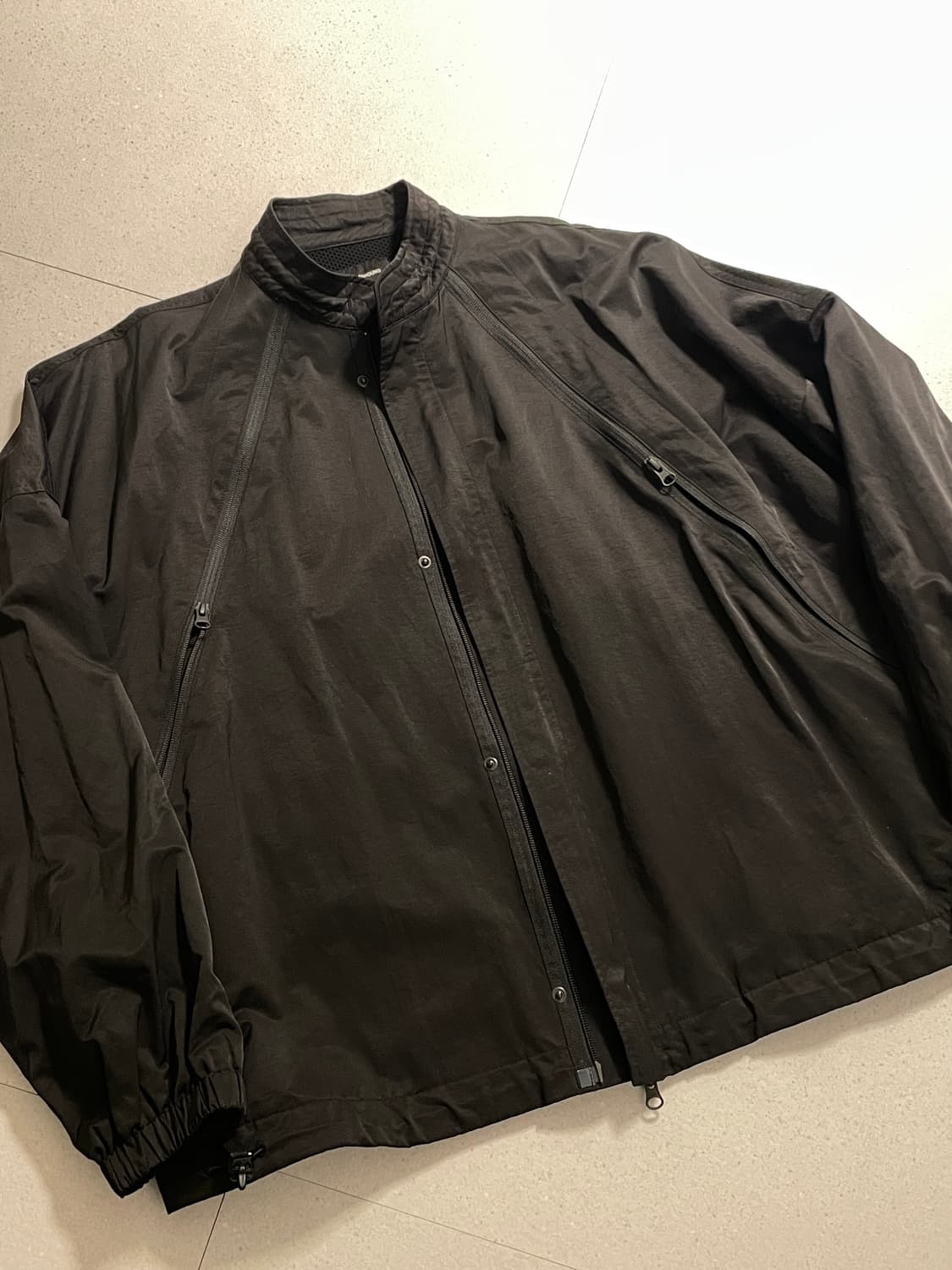 매스노운 바람막이 블랙 L 상품이미지2