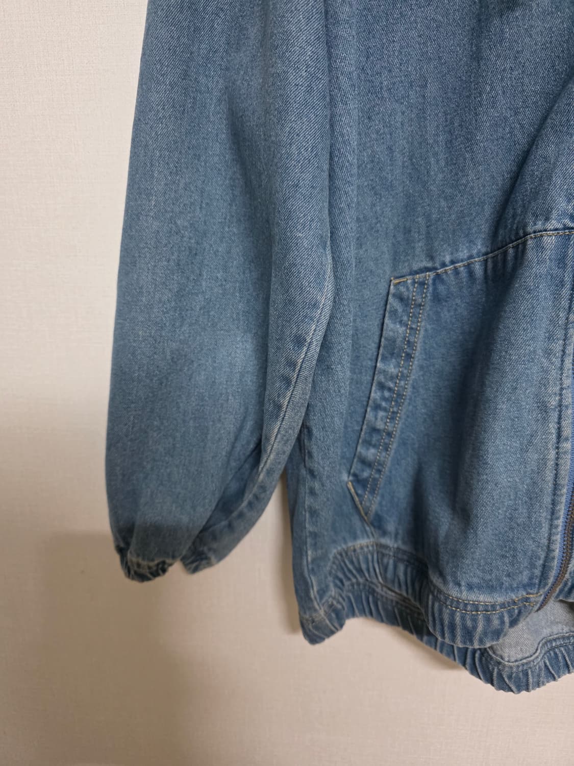 청 후드 집업 상품이미지4