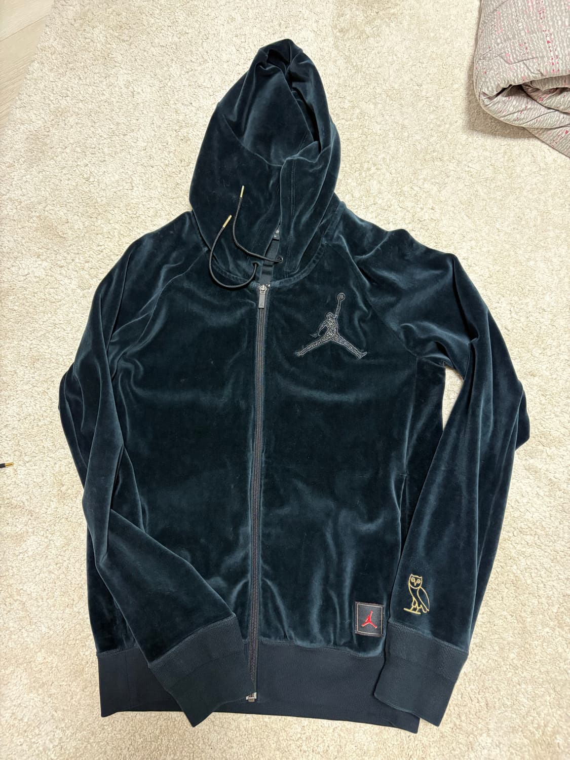 나이키 조던 X OVO 벨루어 셋업 S 상품이미지1