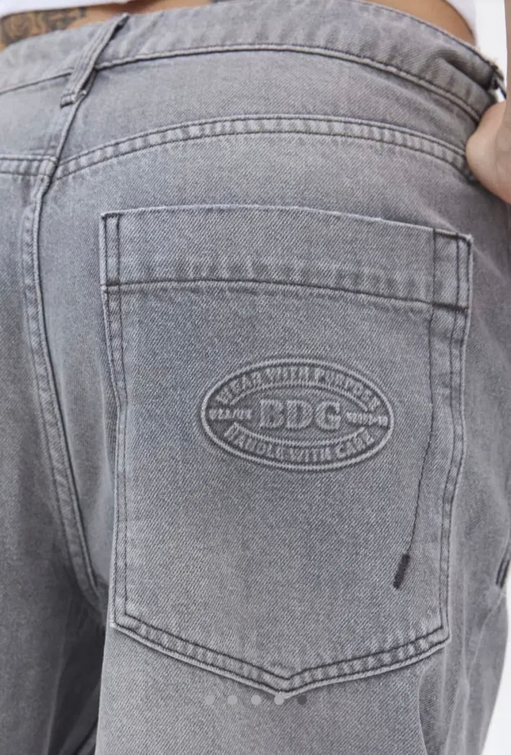 28) 새상품 BDG 와이드 데님 상품이미지6