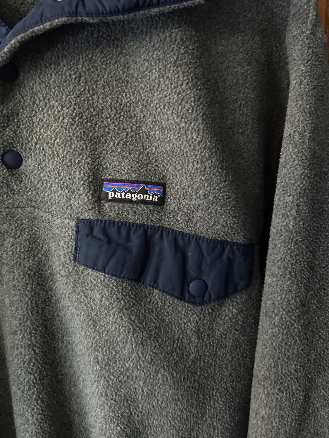 [M]파타고니아 신칠라 차콜그레이 아노락 플리스 상품이미지3