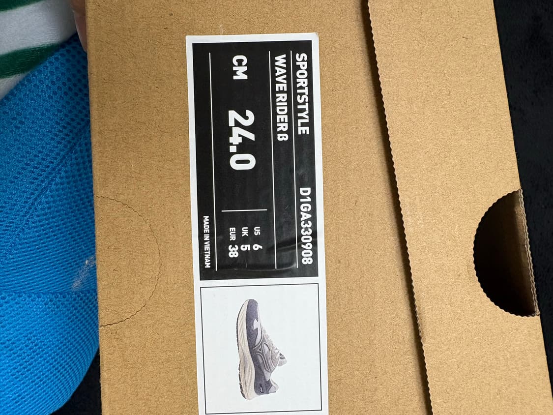 미즈노 웨이브 라이더 240 신상품 상품이미지6