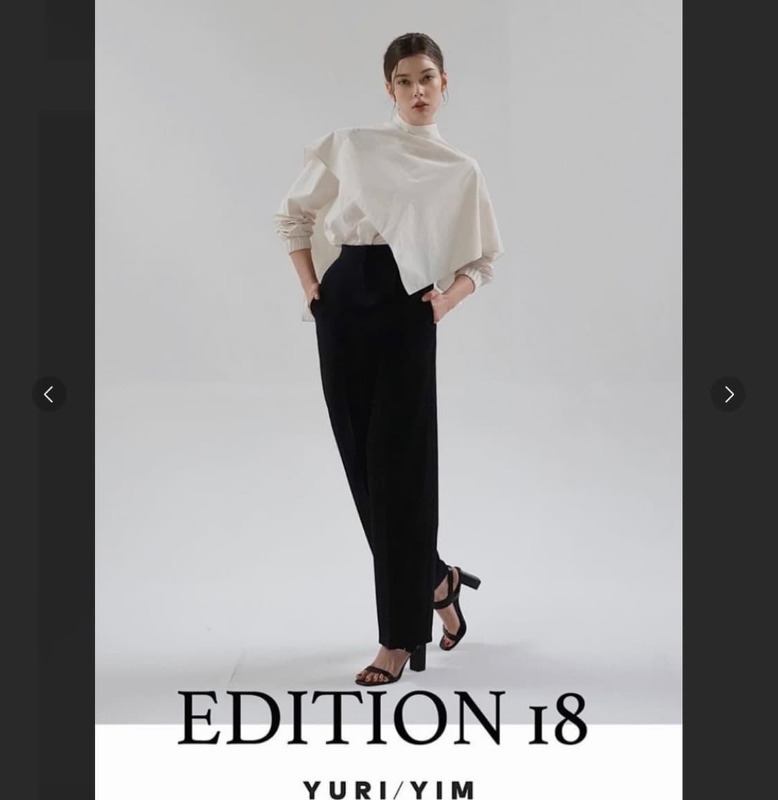 yuri yim 유리임 스카프 블라우스 상품이미지1