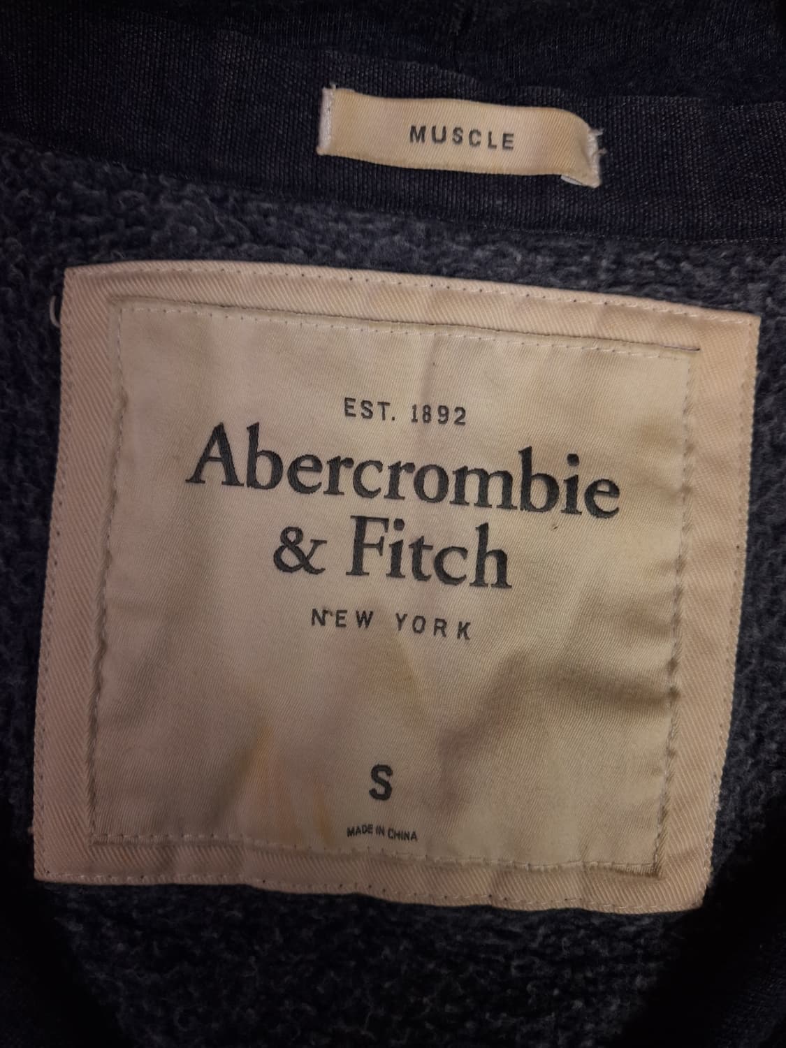 오리지날 아베크롬비 빈티지 데미지 후드 자켓 상품이미지3