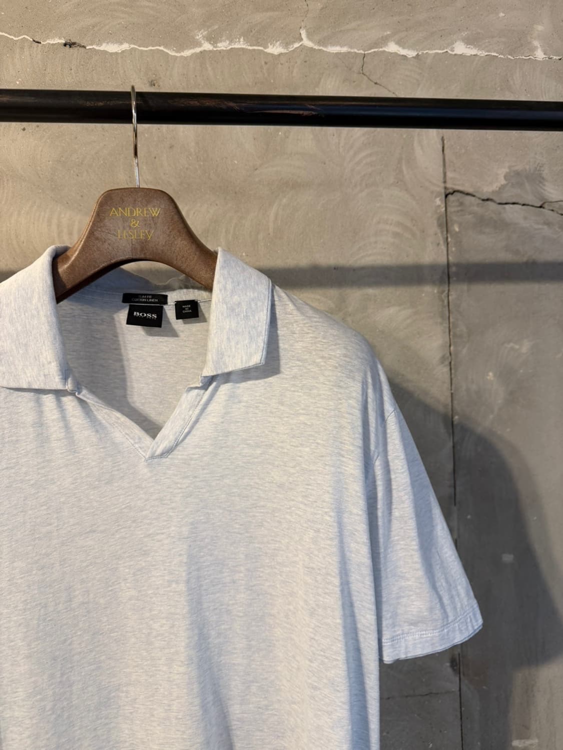 휴고보스 오픈칼라넥 티셔츠 100~105 상품이미지5