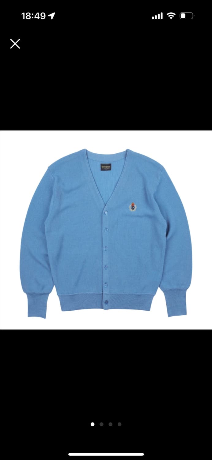 헤리티지플로스 크레스트 울 가디건 s 상품이미지1