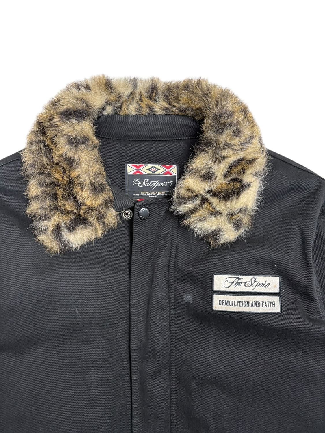 세인트페인 누빔 점퍼 블랙 상품이미지6