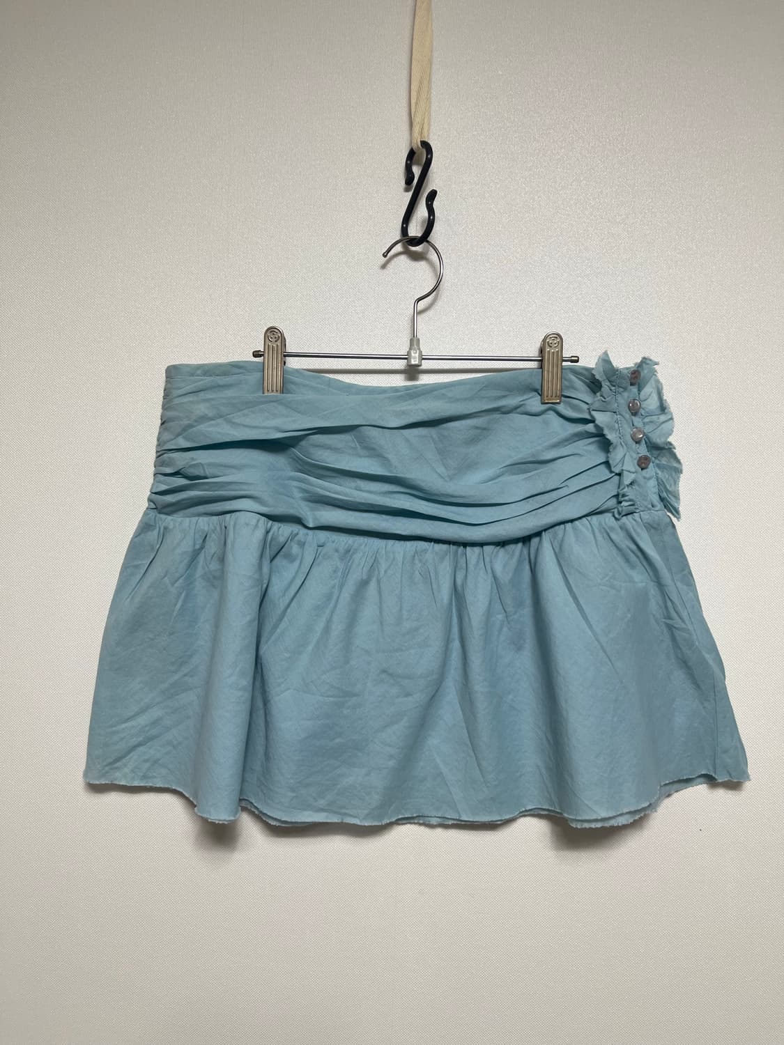 Earl Jean 얼진 하늘색 셔링 미니 스커트 26 상품이미지1