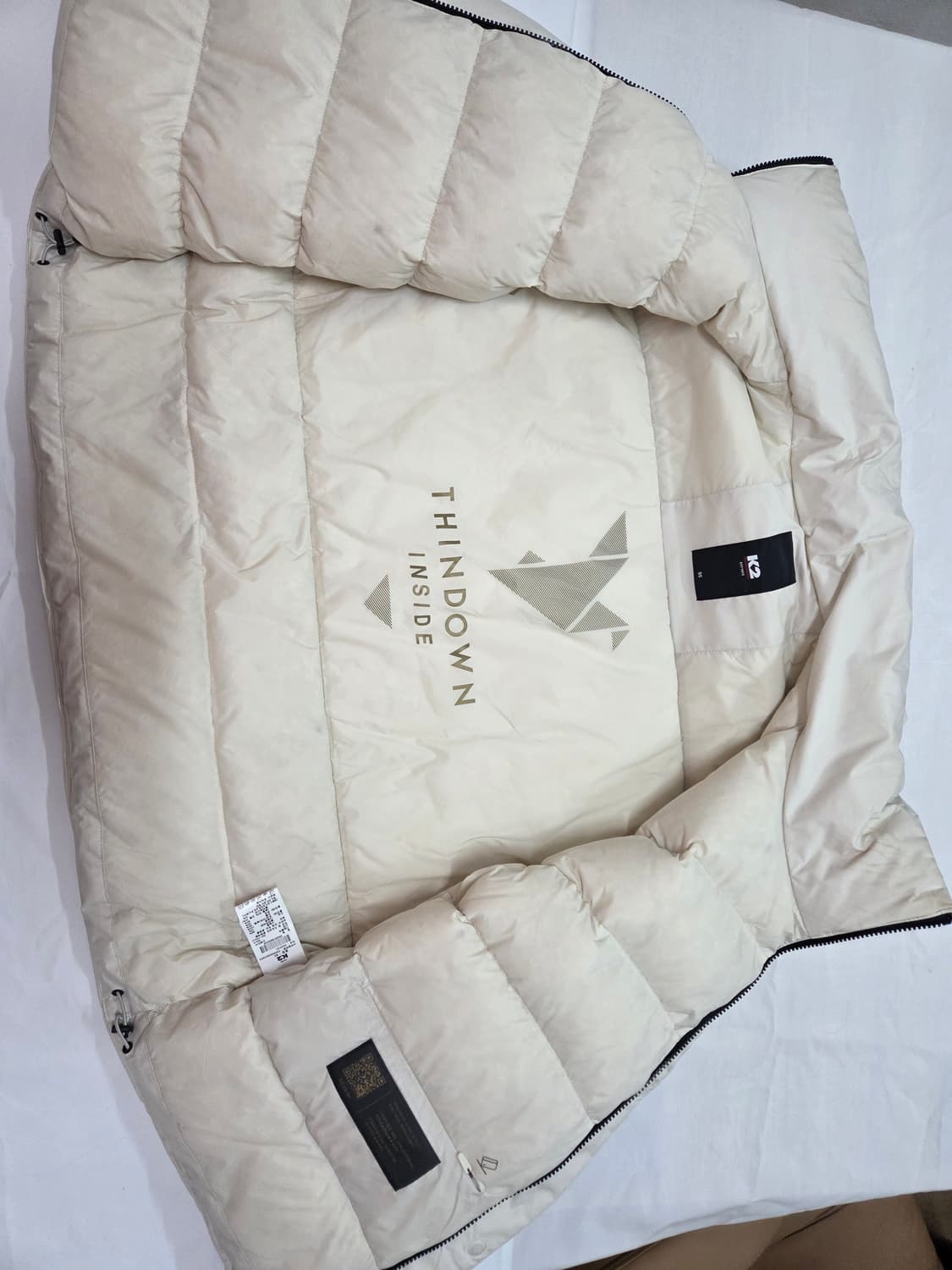 K2 THINDOWN 패딩 베이지 95 상품이미지2