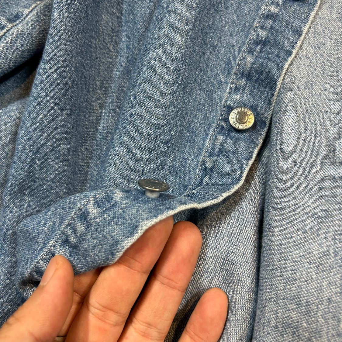 XL) 리바이스 투포켓 워크 데님 셔츠 자켓 T버튼 타입 W27 상품이미지4