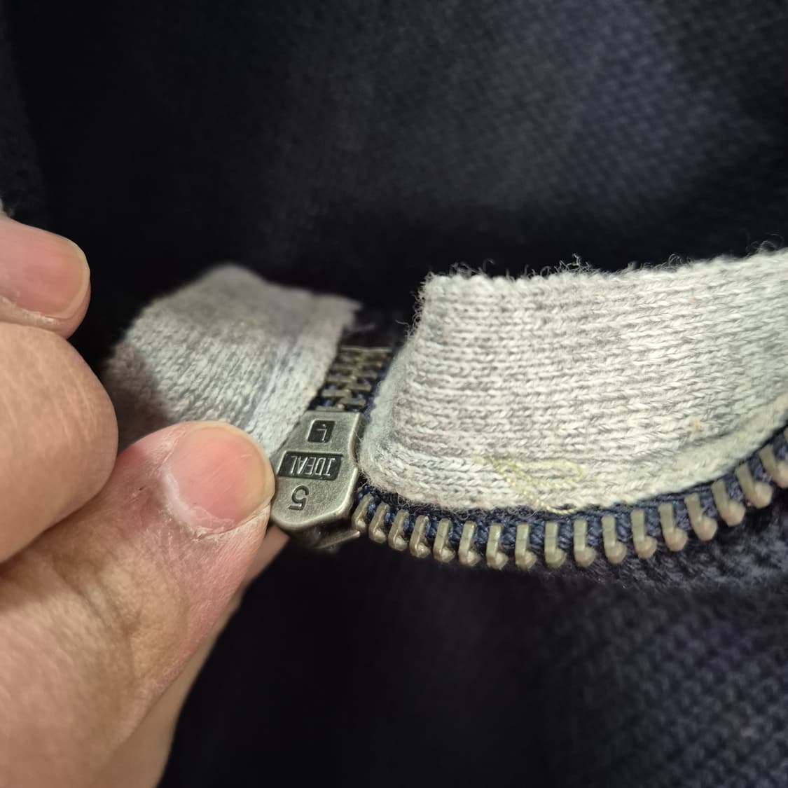 1990-00s LLBEAN 엘엘빈 코튼 반집업 신칠라 상품이미지3