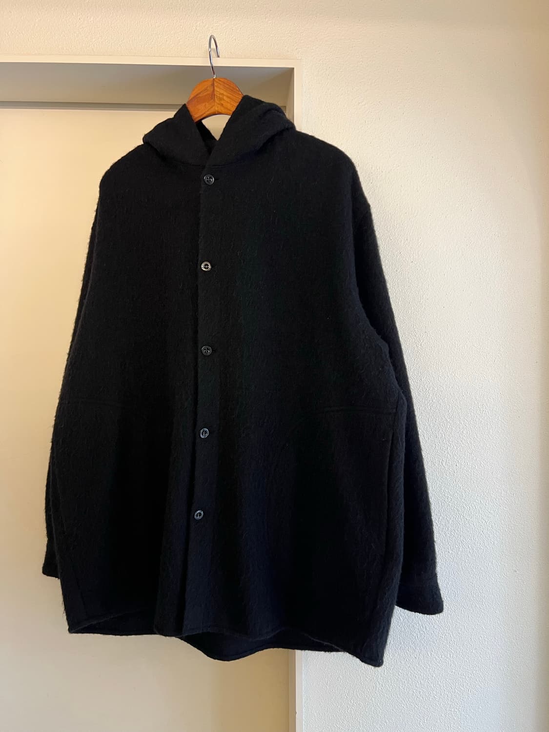 LAD MUSICIAN MOHAIR HOODED 라드뮤지션 모헤어셔츠자켓 상품이미지4