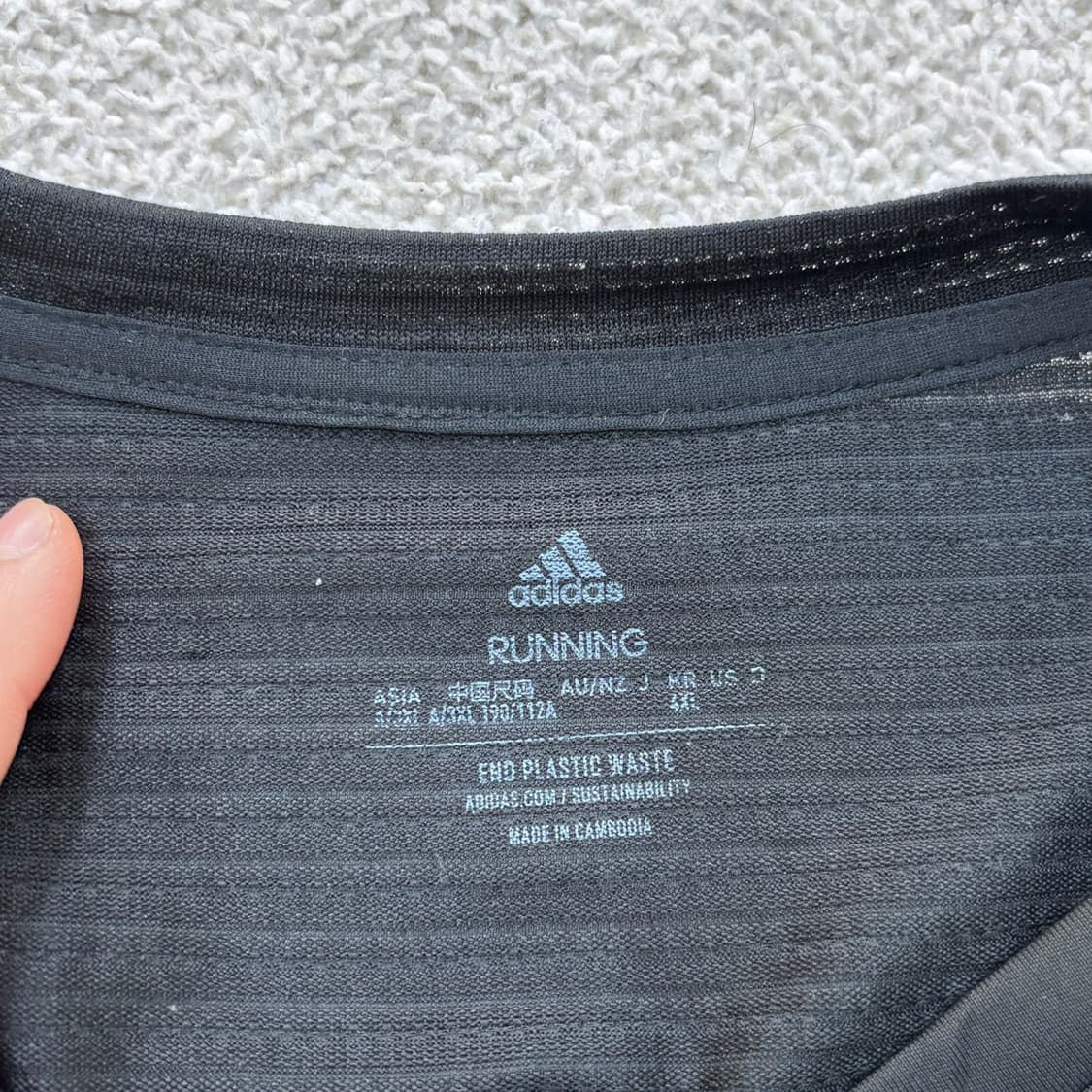 4XL 아디다스 러닝 반팔 티셔츠 0408E2 상품이미지3