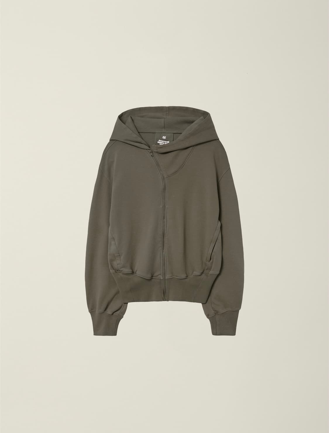 EE 후드 집업 모카 M 상품이미지1