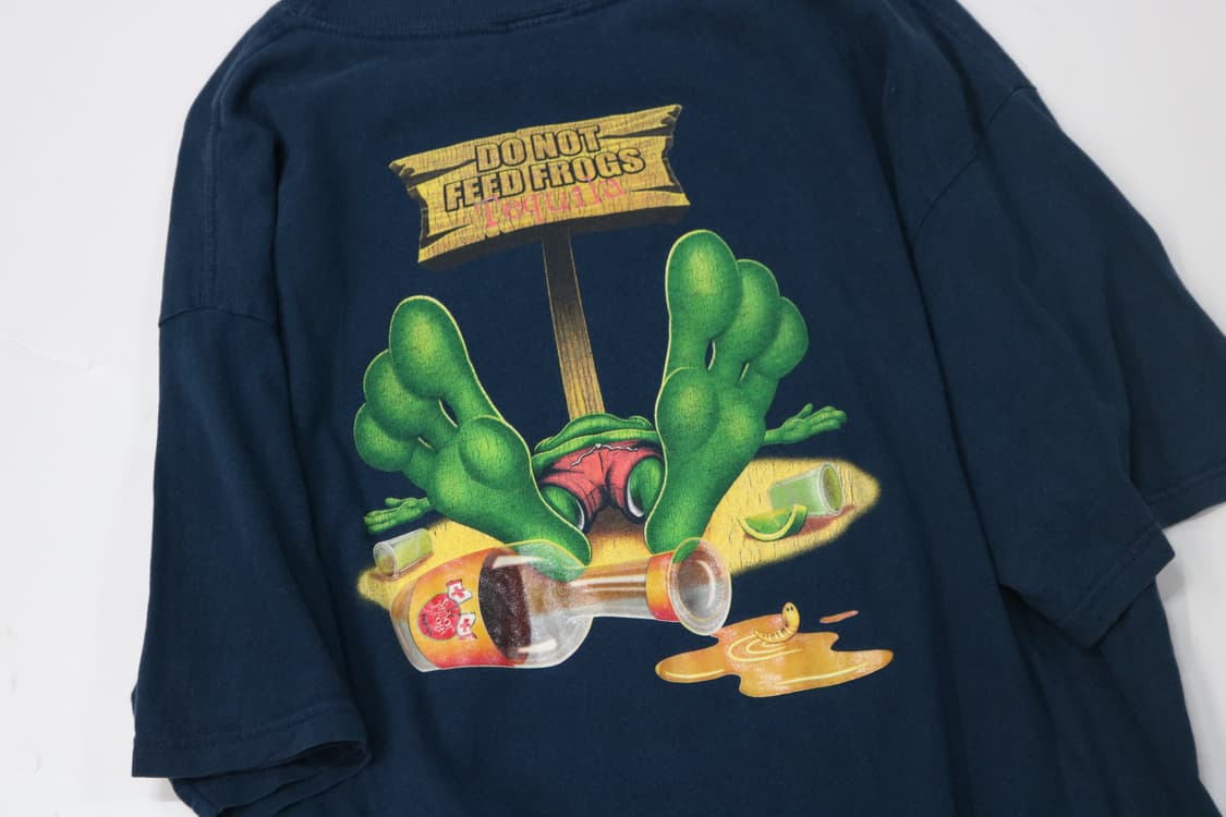 세뇨르 프로그 빈티지 멕시코 캔쿤 테킬라 그래픽 반팔 티셔츠 (L) 상품이미지3