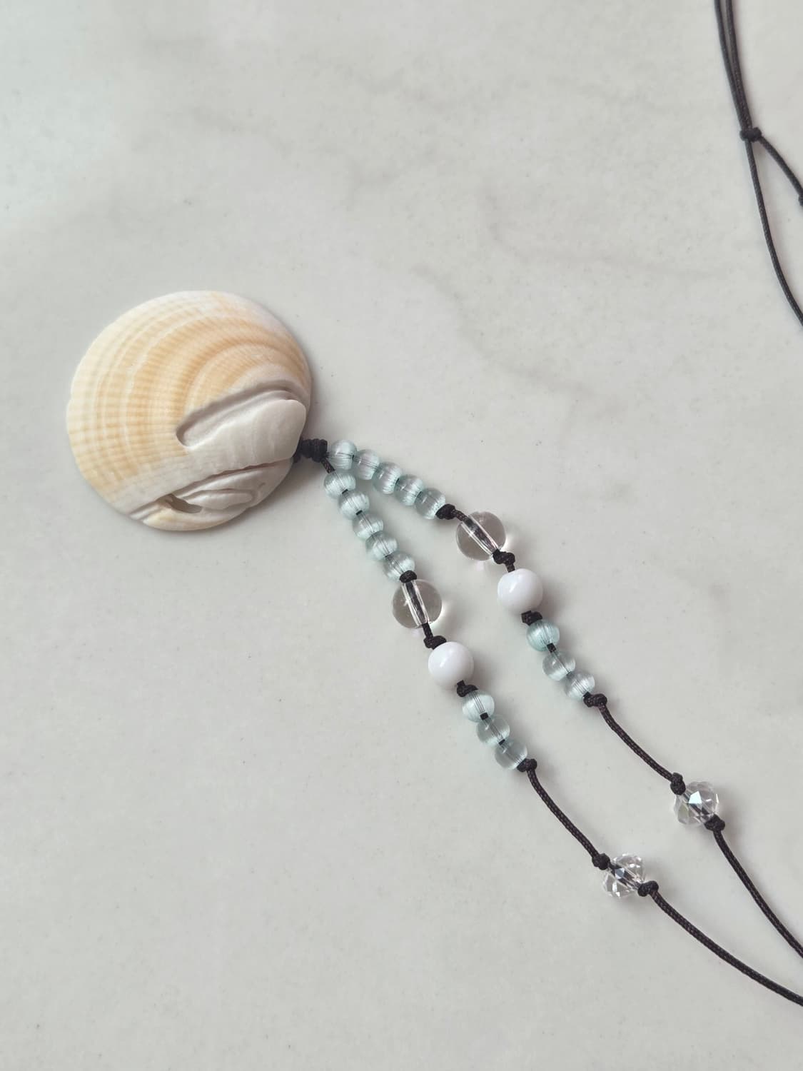 [Handmade] shell 비즈목걸이 상품이미지2