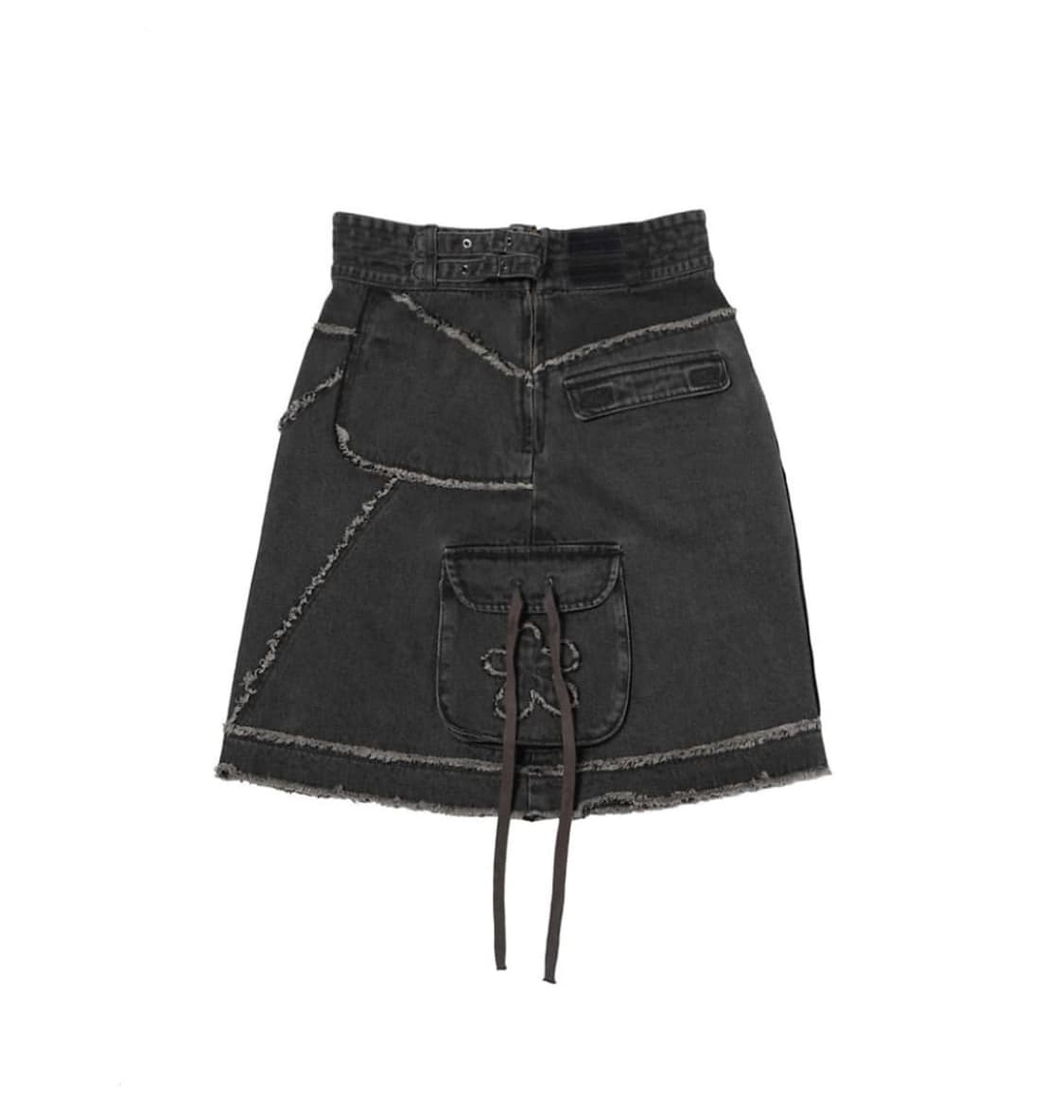 [1] 스마트어반유즈풀 코이세이오 플라워 포켓 데님 스커트 상품이미지2