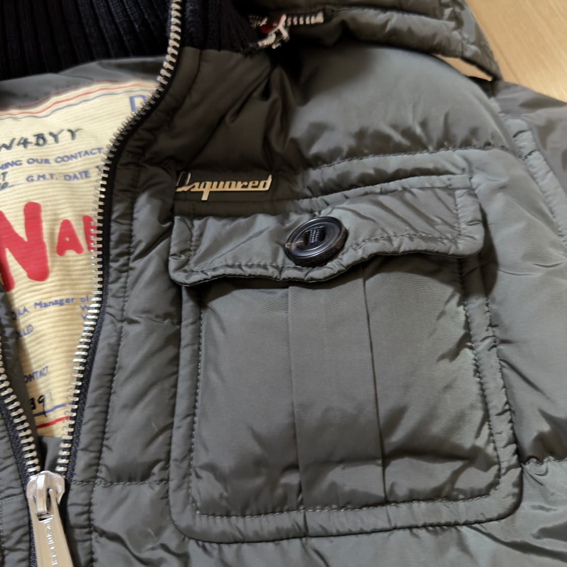 Dsquares2 Raccoon Fur Pocker Jacket 상품이미지3