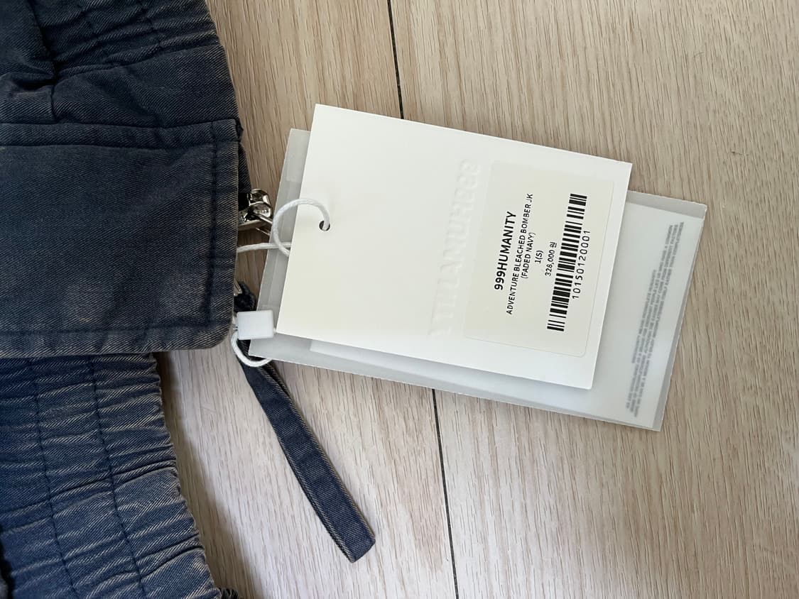 999humanity 어드벤처 블리치드 봄버 자켓 네이비 s 상품이미지2