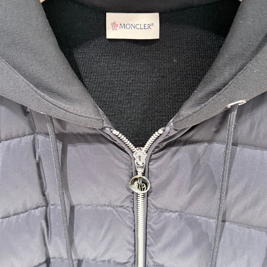 XXL / 몽클레어 맥시 M로고 블랙 니트패딩 상품이미지2