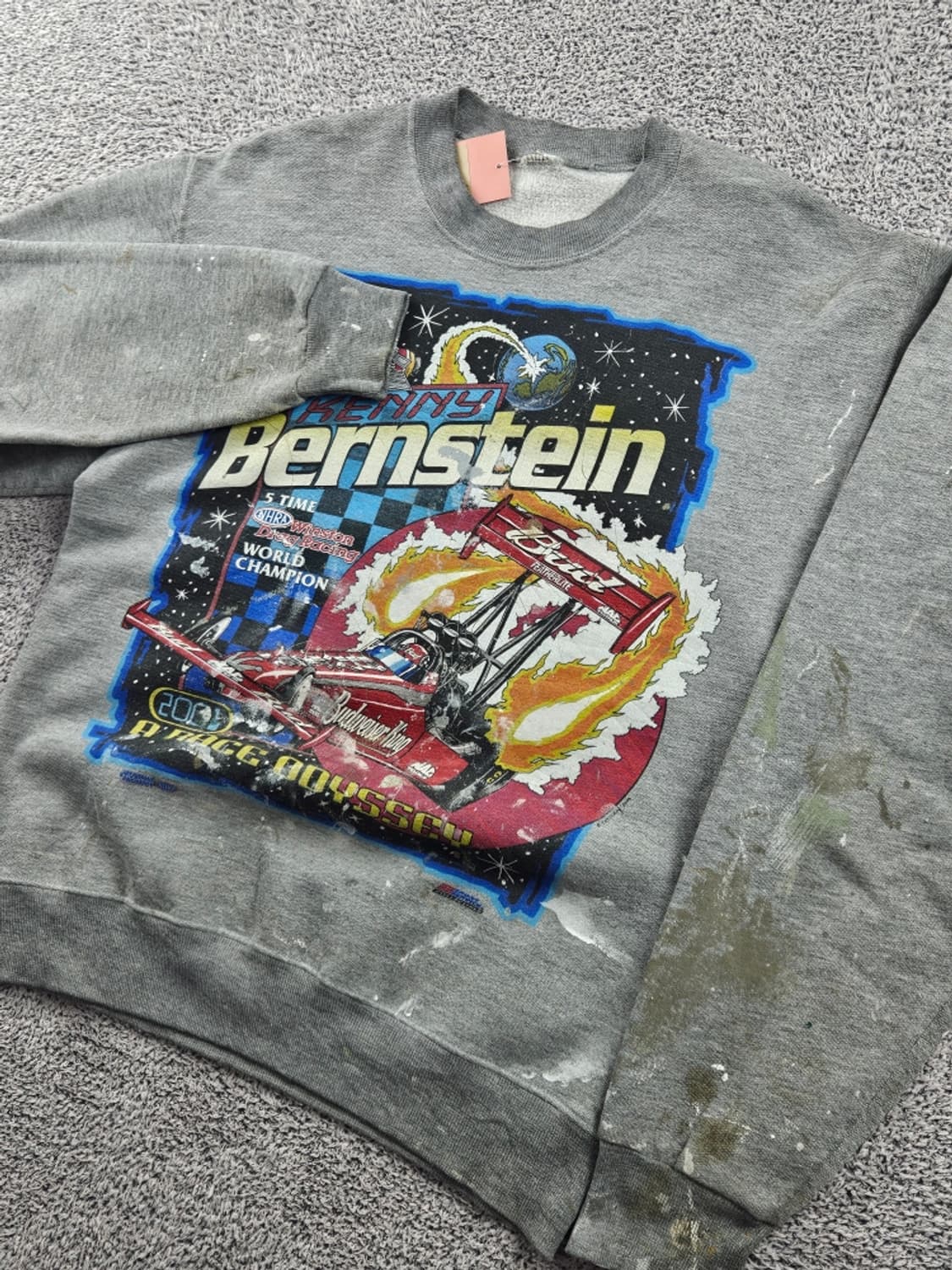 케니 번스타인 버드와이저 킹 월드 챔피언 맨투맨 (L추정) / 9333 상품이미지6