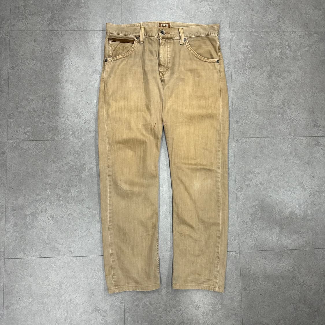 34 에드윈 y2k 남자 웨스턴 백포켓 팬츠 상품이미지2