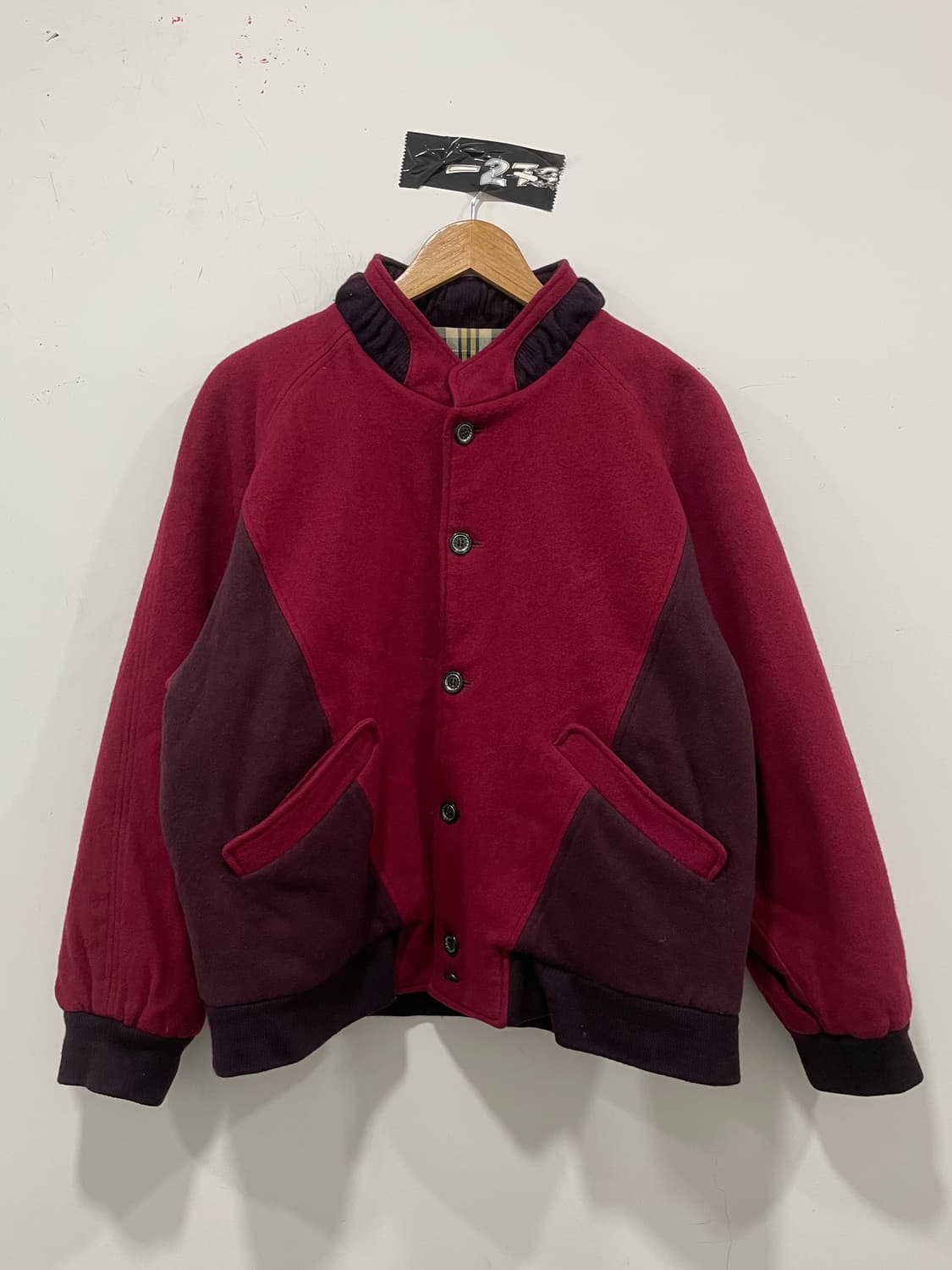 Vtg 투톤 울 봄버자켓  상품이미지2