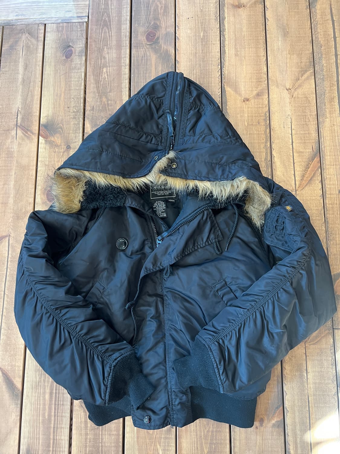 알파인더스트리 n3b 울프죠 패딩 상품이미지7