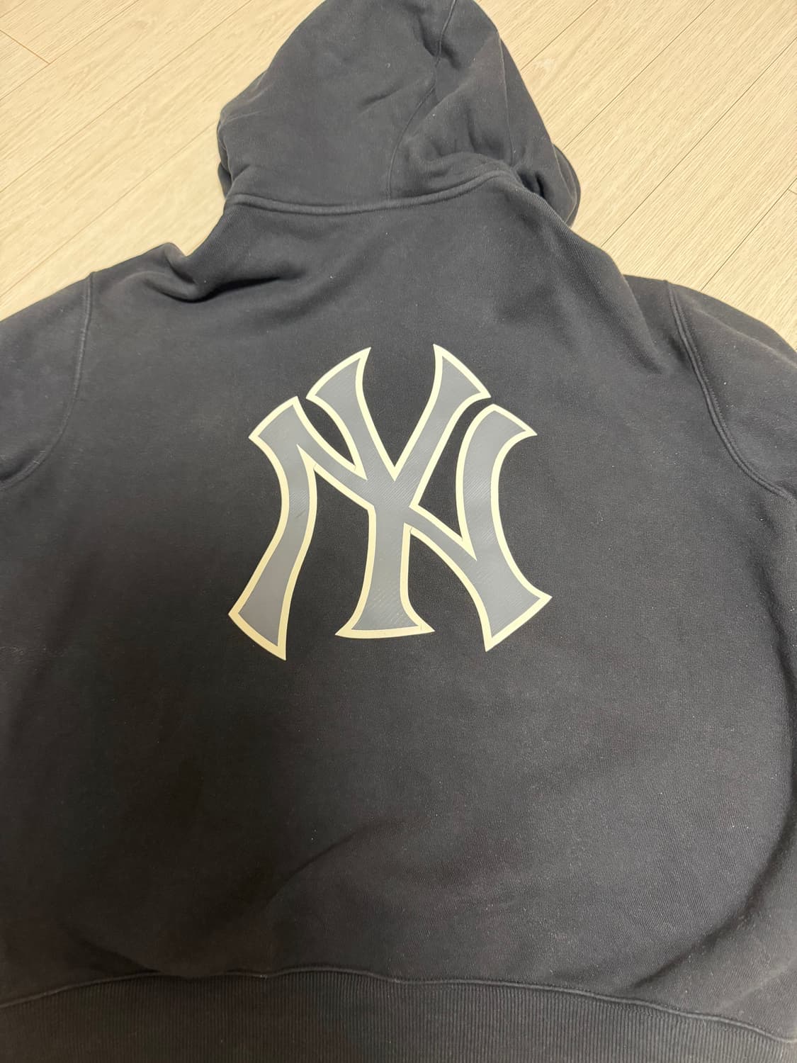 [L] MLB 기모 후드집업 블랙 상품이미지3