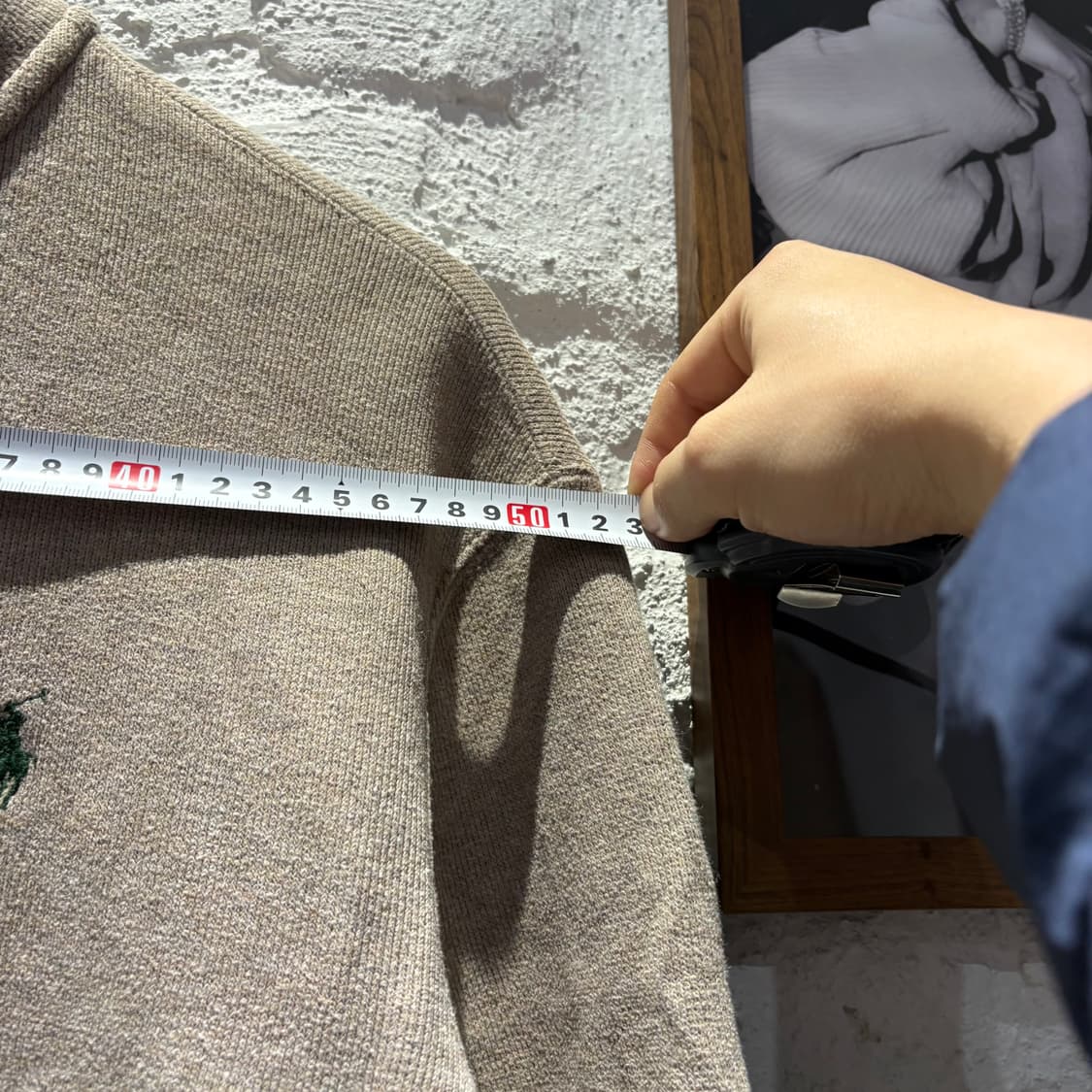 폴로 빈티지 브라운 하프집업 상품이미지7