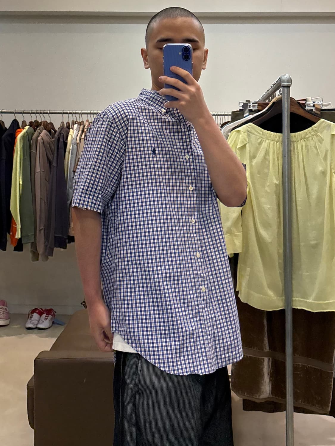 폴로 랄프로렌 체크 반팔 셔츠 상품이미지9