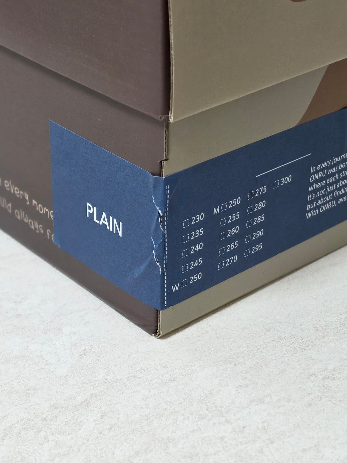 온루 플레인 onru plain 275mm 상품이미지8