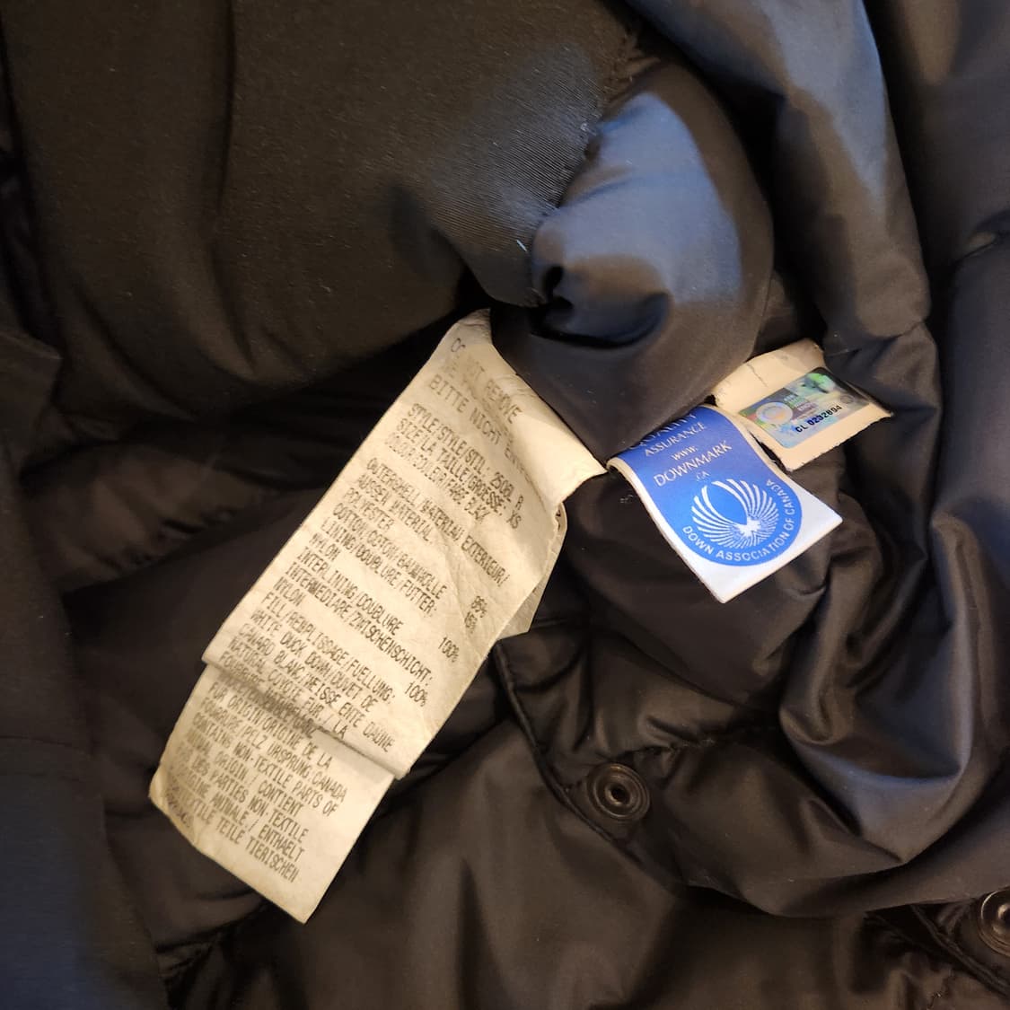 캐나다구스 여자 켄싱턴 파카 블랙 XS 상품이미지5