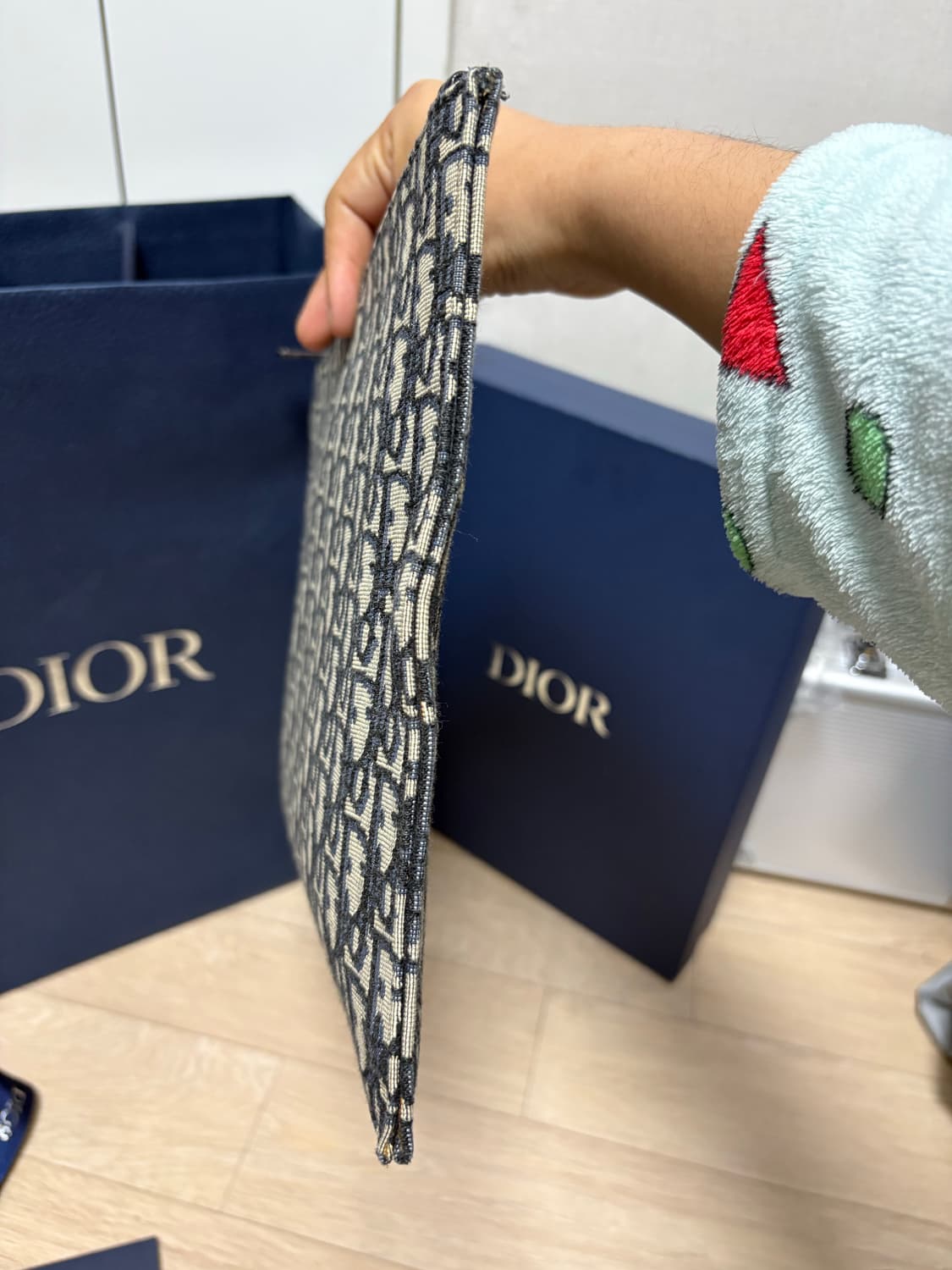 (정품) 디올 오블리크 클러치 a4 상품이미지4