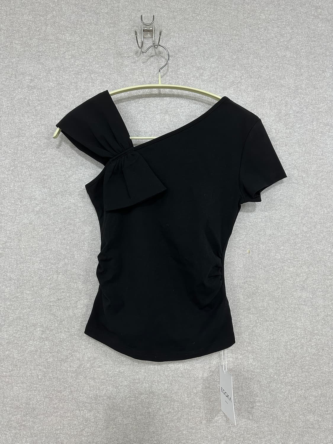 (새) eggka 언발 셔링반팔 상품이미지2