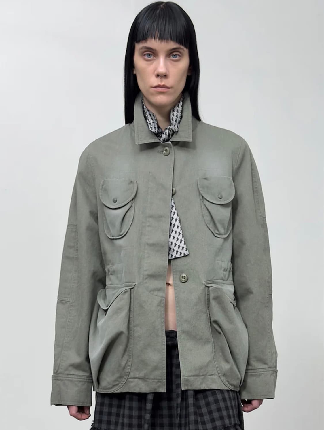 OPEN YY Multi Pocket Safari Jacket 상품이미지1