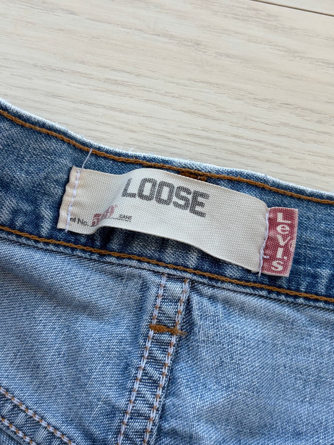 00 s Levis 빈티지 리바이스 569 데님 쇼츠 32 상품이미지6