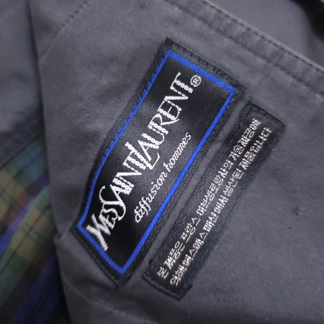 입생로랑 90s 발마칸 트렌치 코트 상품이미지3