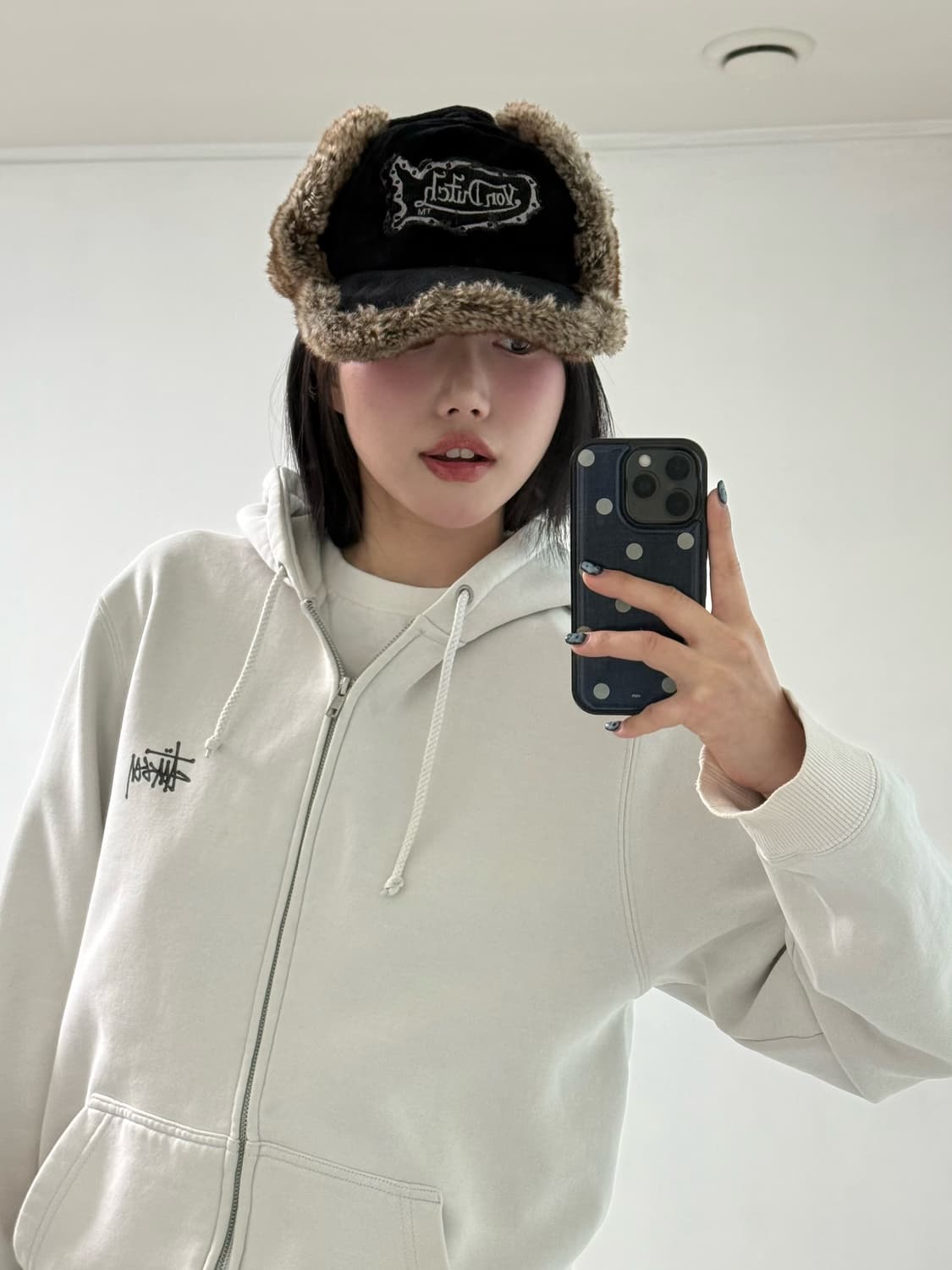 본더치 블랙 트루퍼 햇 상품이미지3