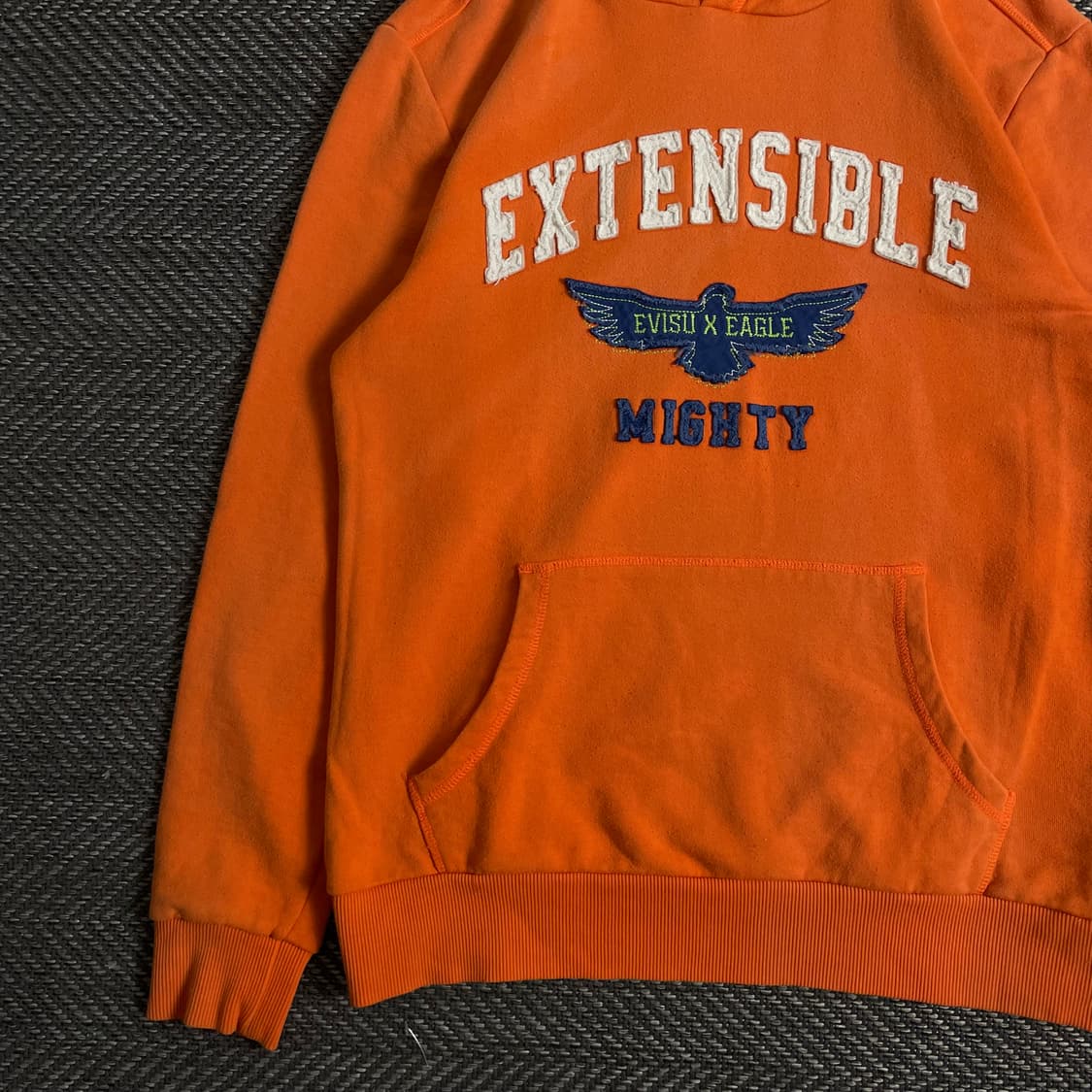 에비수 y2k 빅로고 올드스쿨 후드 티셔츠y 3060 상품이미지4