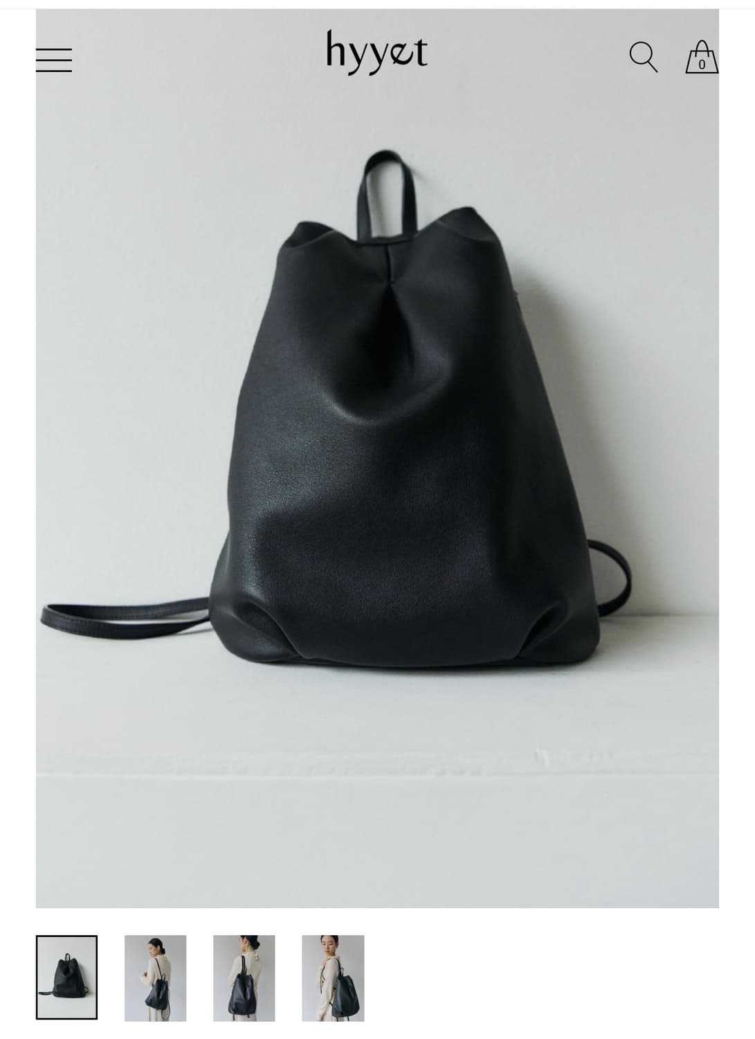 리얼가죽 백팩 새상품 휘에트 35만 -> 25만 시엔느 낫띵리튼 상품이미지4