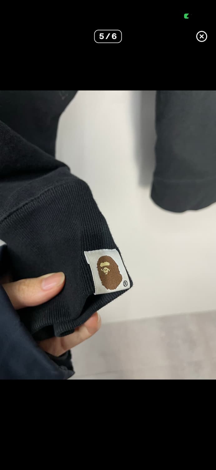 베이프 빅페이스로고 블랙 후드티 A3509 상품이미지5