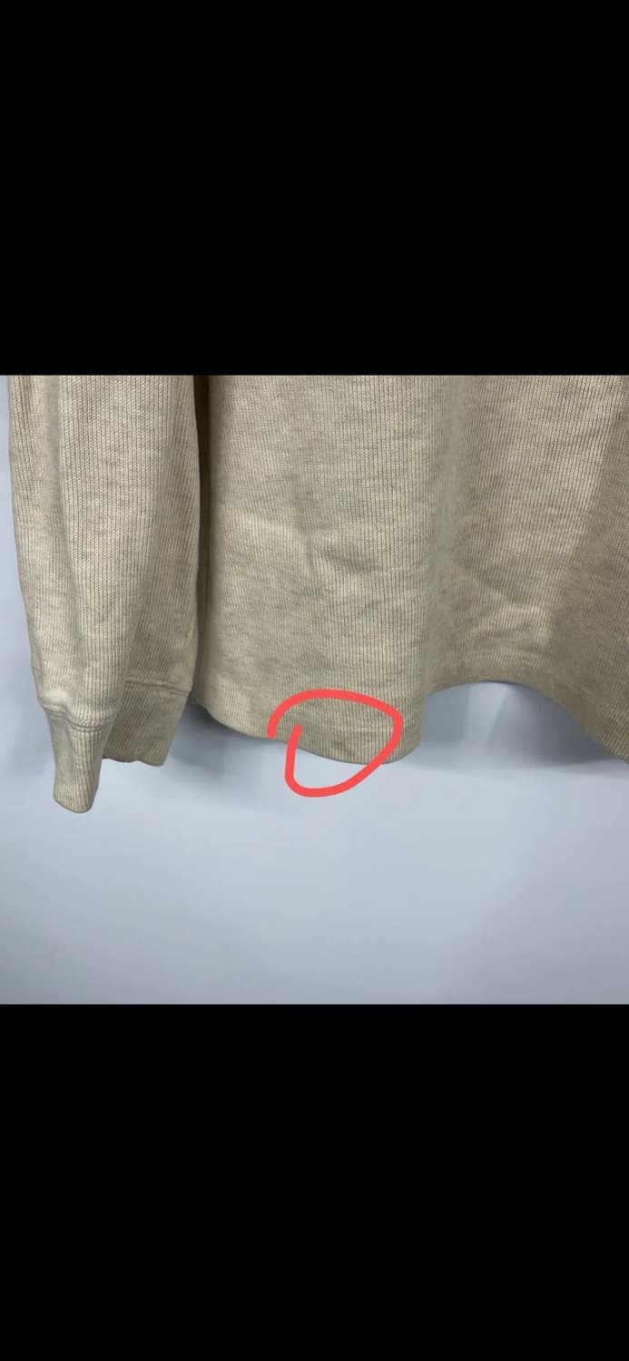 [폴로] 랄프로렌 하프집업 맨투맨 베이지 (XL) 상품이미지7