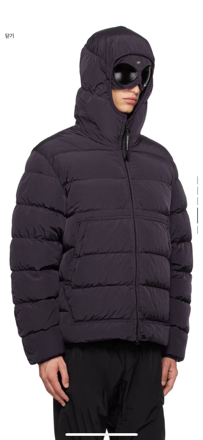 CP컴퍼니 24fw 패딩 애코 크롬R 고글 다운 자켓 상품이미지1