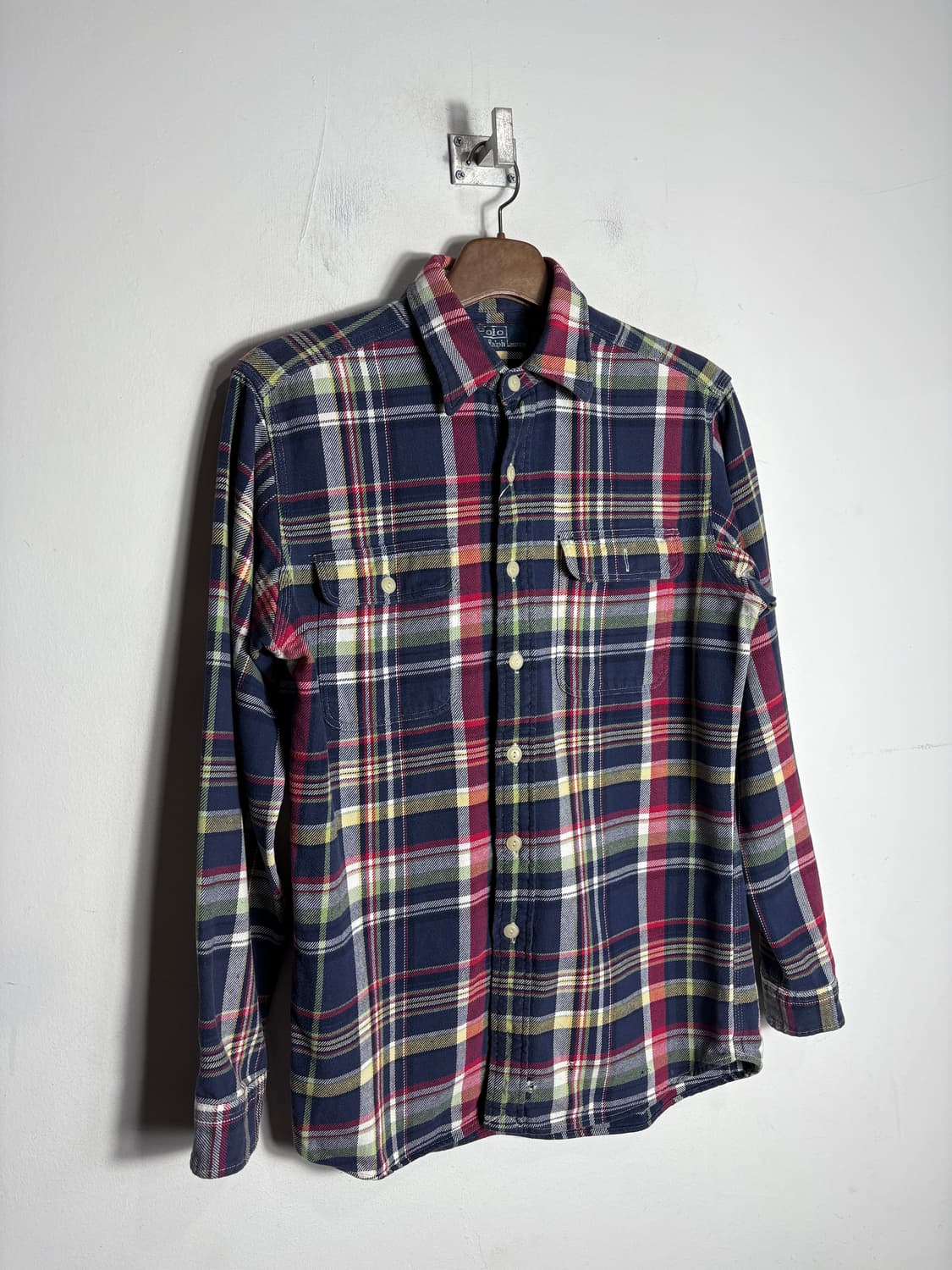 Polo ralph lauren 폴로 코튼 체크 던가리 셔츠 상품이미지1