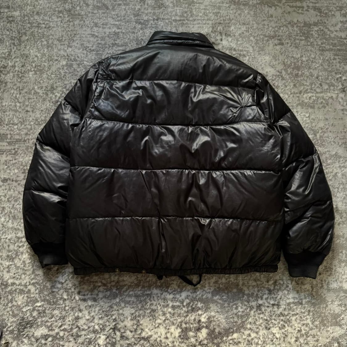 00s 폴로 랄프로렌 오일드 다운 패딩 자켓 블랙 상품이미지6
